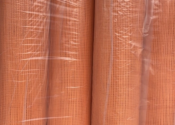 Rede de arame alaranjada 5x5mm da fibra do comprimento 100m para manter as paredes limpas e secas